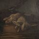 Nature morte de chasse du milieu du siècle, peinture à l'huile