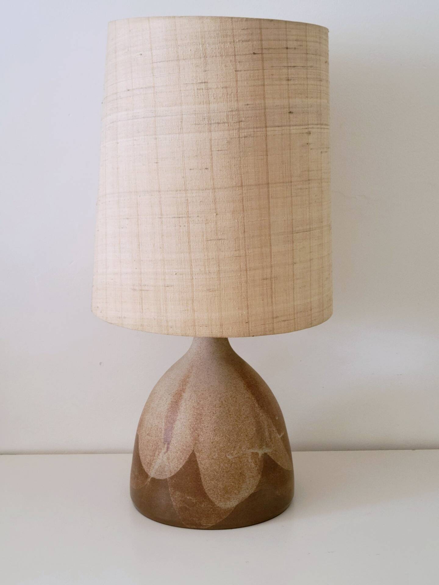 Large ceramic table lamp by Krosselbach, Germany