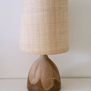Large ceramic table lamp by Krosselbach, Germany