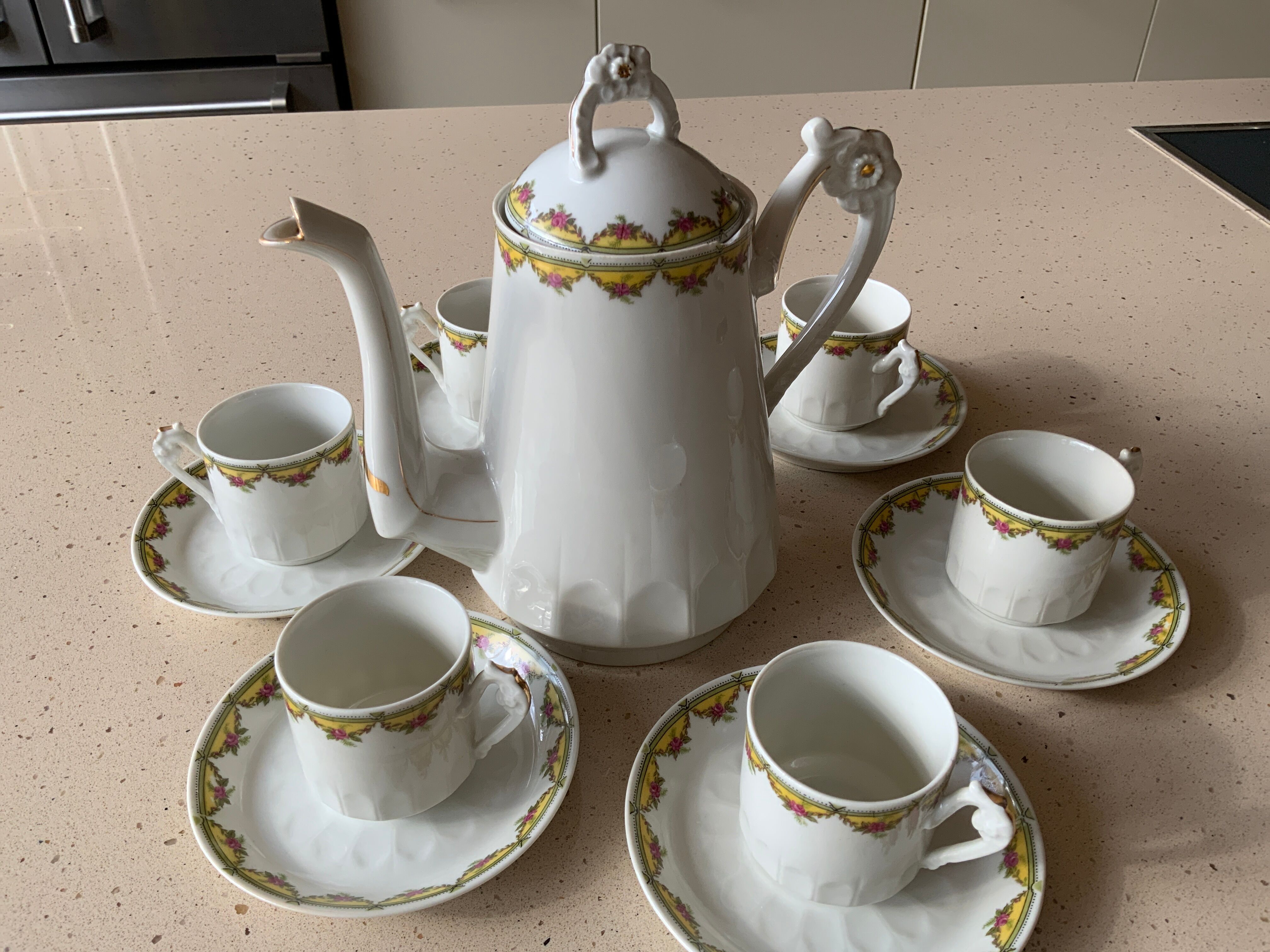 Porcelain coffee service