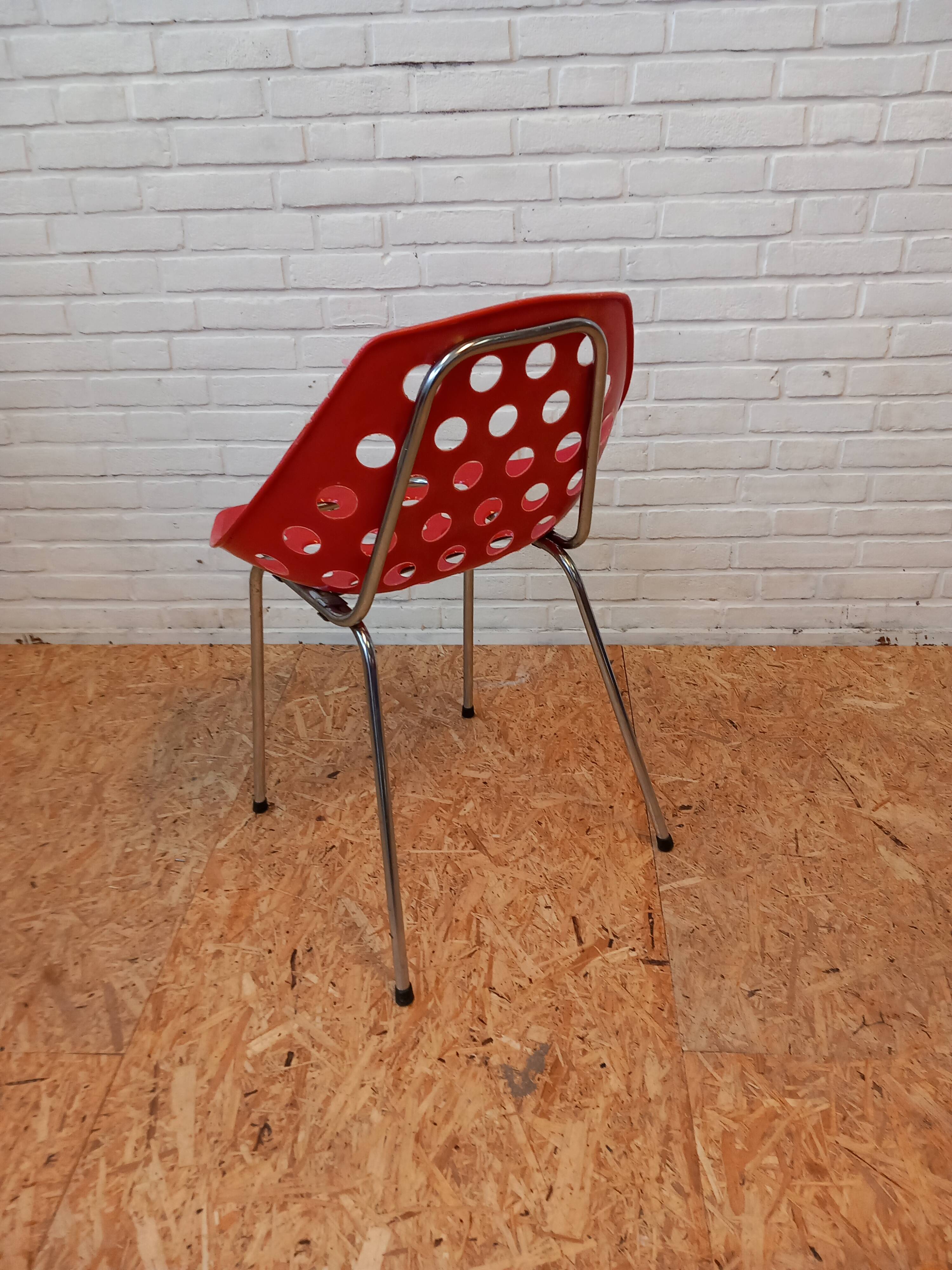 Set of 6 Coquilage chairs, Pierre Guariche