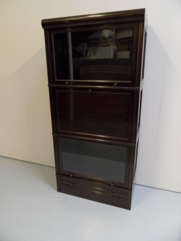 Vintage mahogany stackable bookcase 1960's