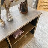 Double-sided counter with XL oak compartments