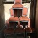 Series of 6 chairs XXeme style Louis XVI