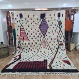 Handmade wool Berber rug 300X200 cm