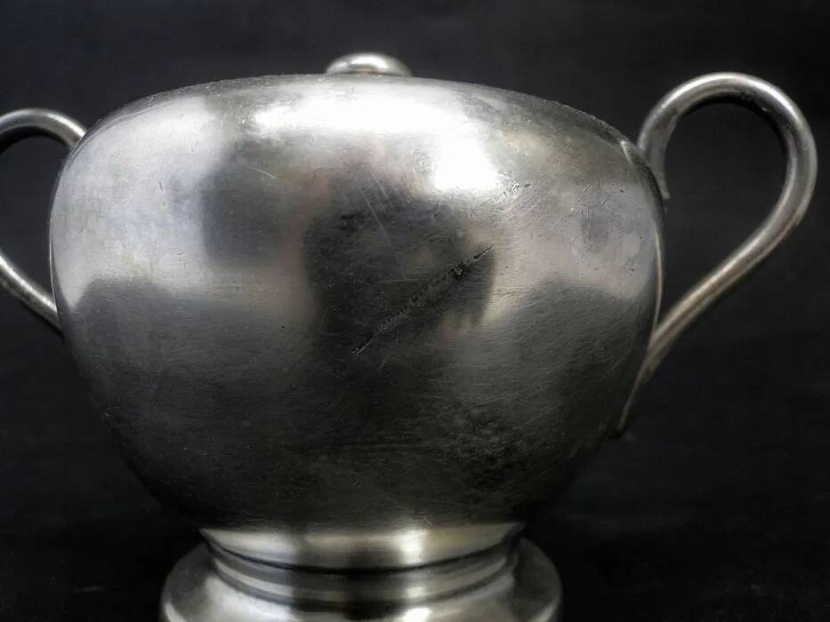 AS2 WWS - sugar bowl 1950 ART DECO