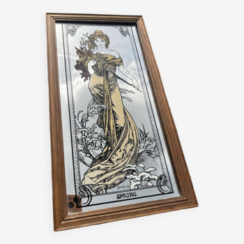 Mucha mirror frame