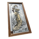 Mucha mirror frame
