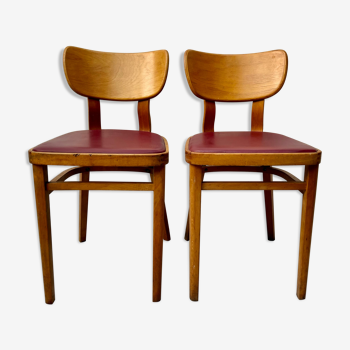 Vintage pair of kitchen dining chairs