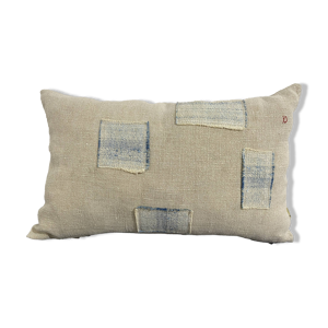 Coussin en toile ancienne