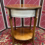 Louis XV style pedestal console, Shabby Chic