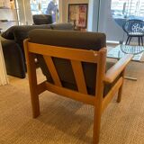 Scandinavian oak armchair