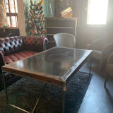 Metal coffee table