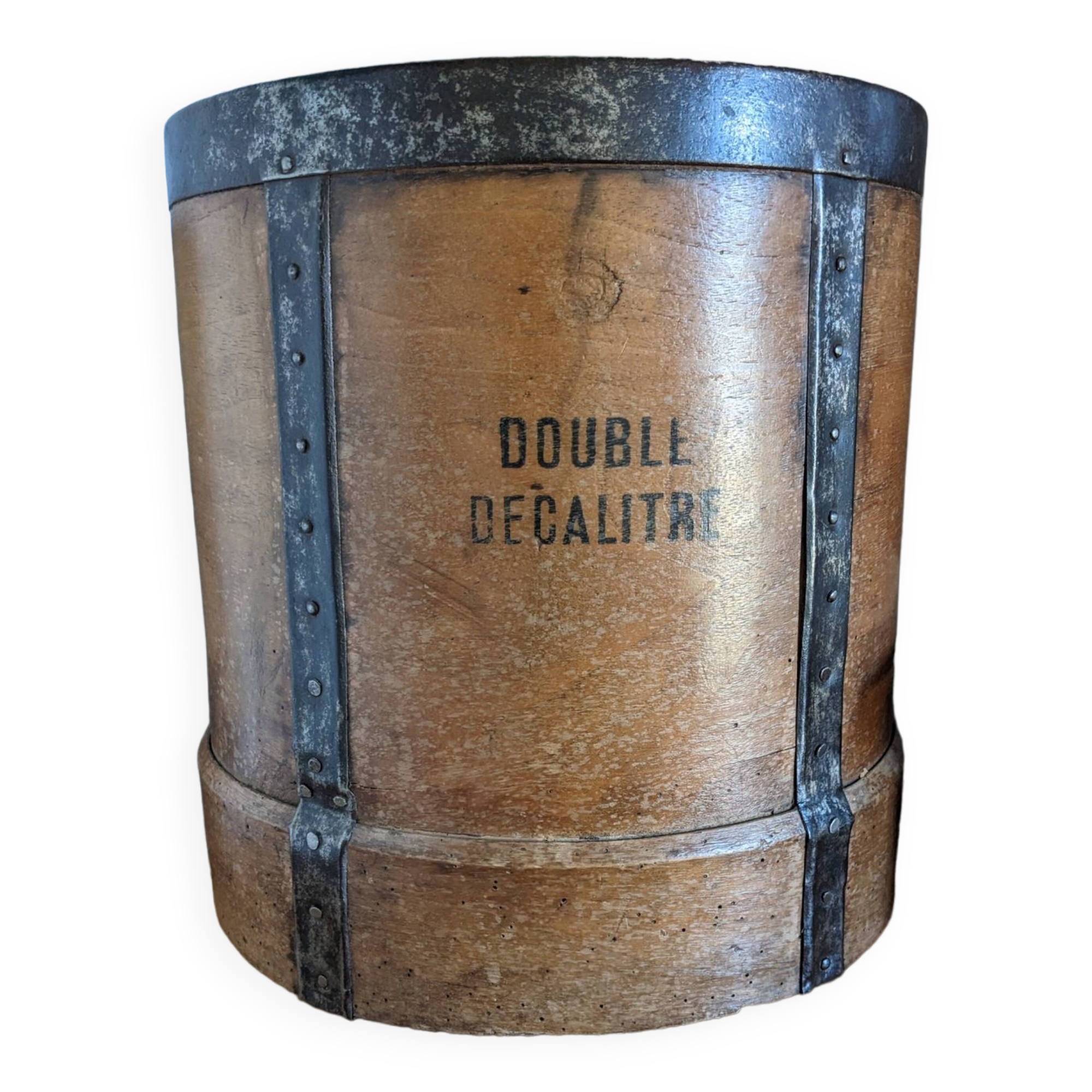 Double decaliter grain measure