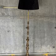 Vintage Boroque Style Brass Floor Lamp