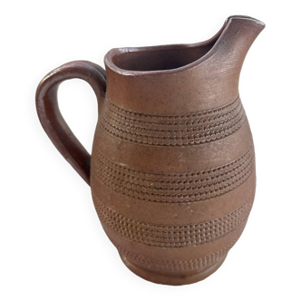 Vintage stoneware pitcher