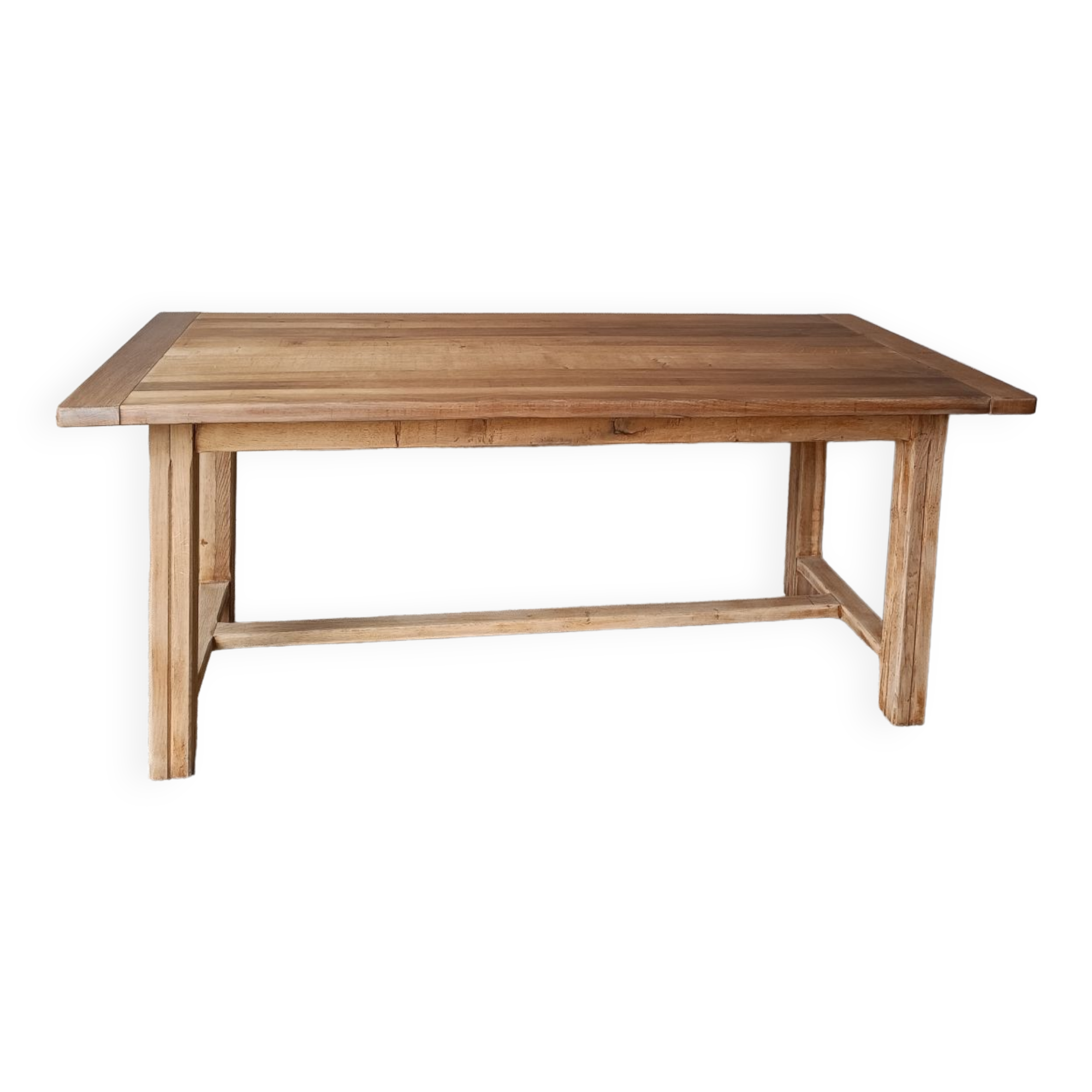 Solid wood farmhouse table