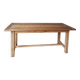 Solid wood farmhouse table
