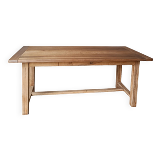 Solid wood farmhouse table