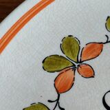 Vintage Cheese Plate Gien France Handmade decor My Kitchen