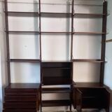 Italian Wall Bookcase by Industria Mobili Barovero – Selex Series, 60s