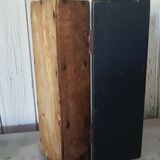Old wooden binder box