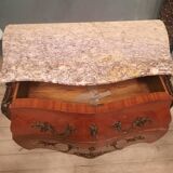 Louis XV style marquetry chest of drawers