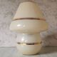 Mushroom lamp bordered gold