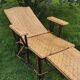 Chaise longue en rotin 60'