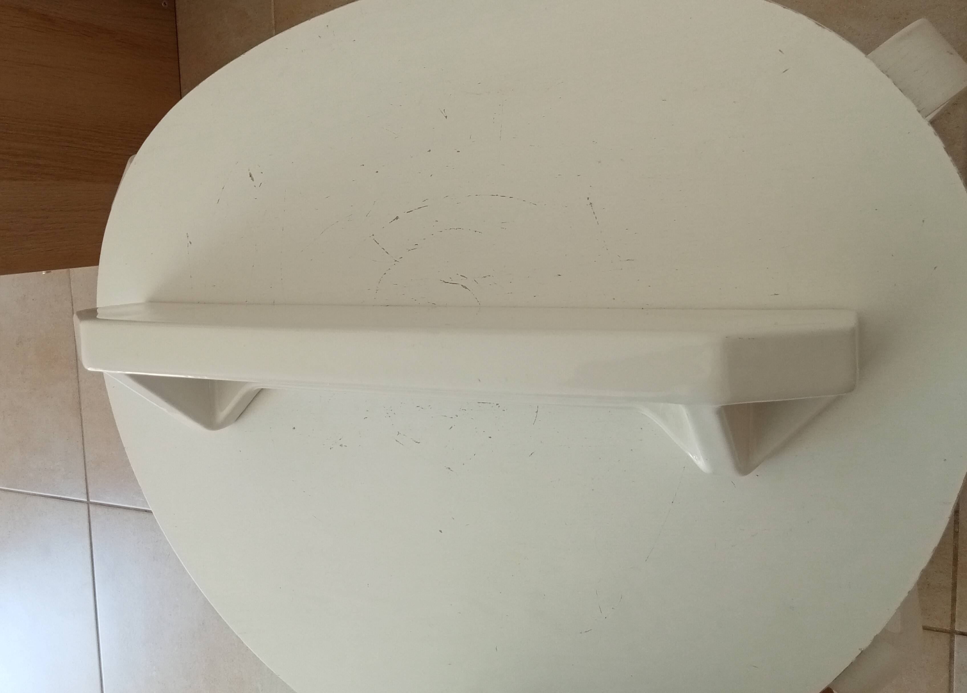 Vintage wall shelf from Lyon Vaise, Art Deco 1930 in ceramic.