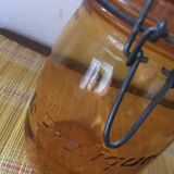 Amber glass jar "The Practice."