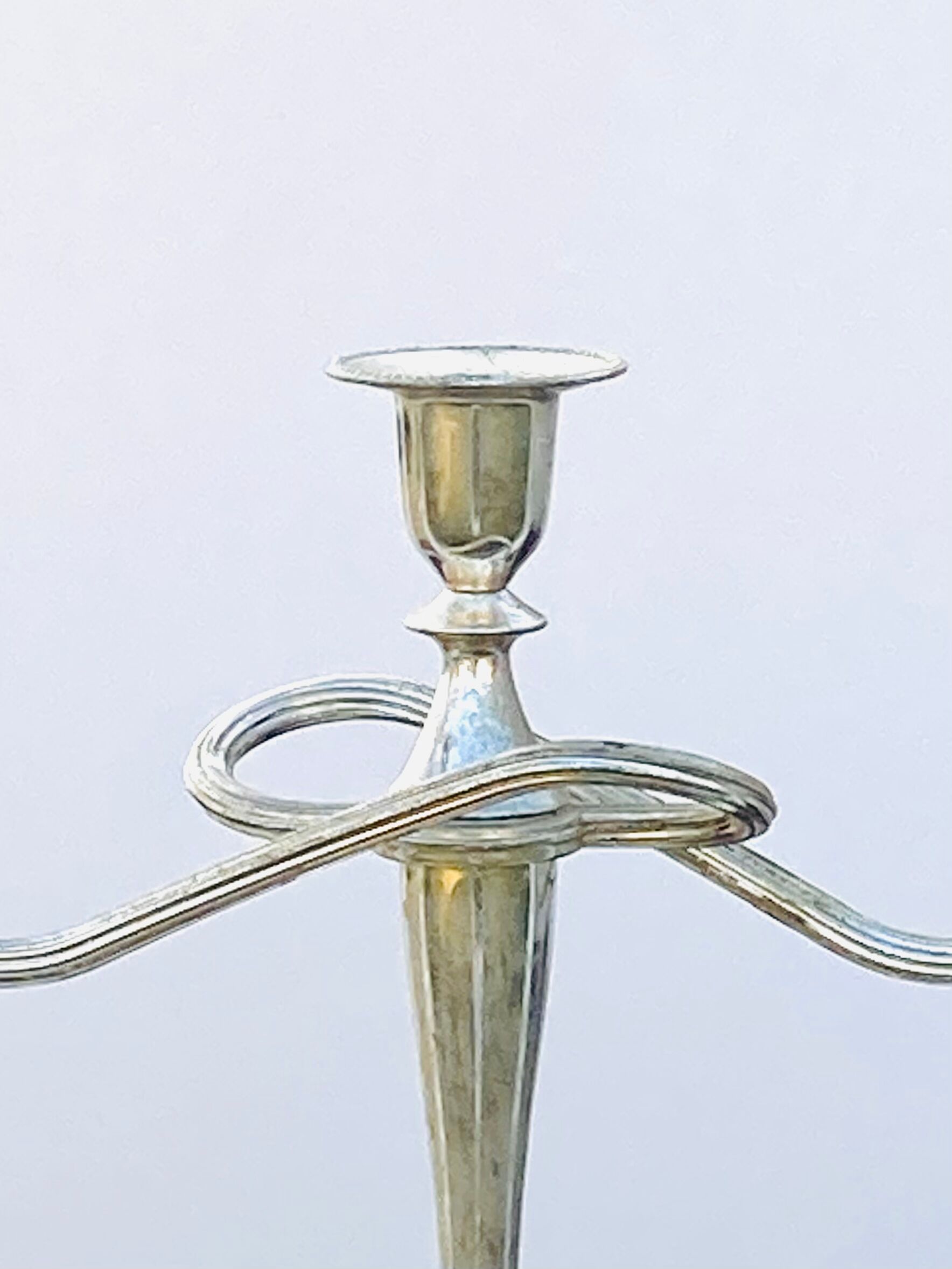 Ancient three-pointed candlestick