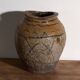 Vase ancien chinois en grès émaillé – Chine, vers 1890