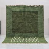 Handmade traditional Beni Ourain Berber rug, size 2/3 m.