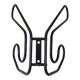 Black Ikea Vintage 1980s Memphis Style Coat Hook