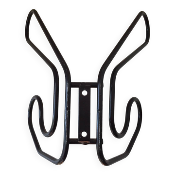 Black Ikea Vintage 1980s Memphis Style Coat Hook