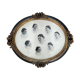 Oval frame XIXth portraits of a woman