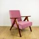 Vintage armchair B-310 VAR pink Jade structural 1970s - 2 pieces available