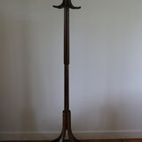 Baumann single dark beech parrot coat rack (model a)