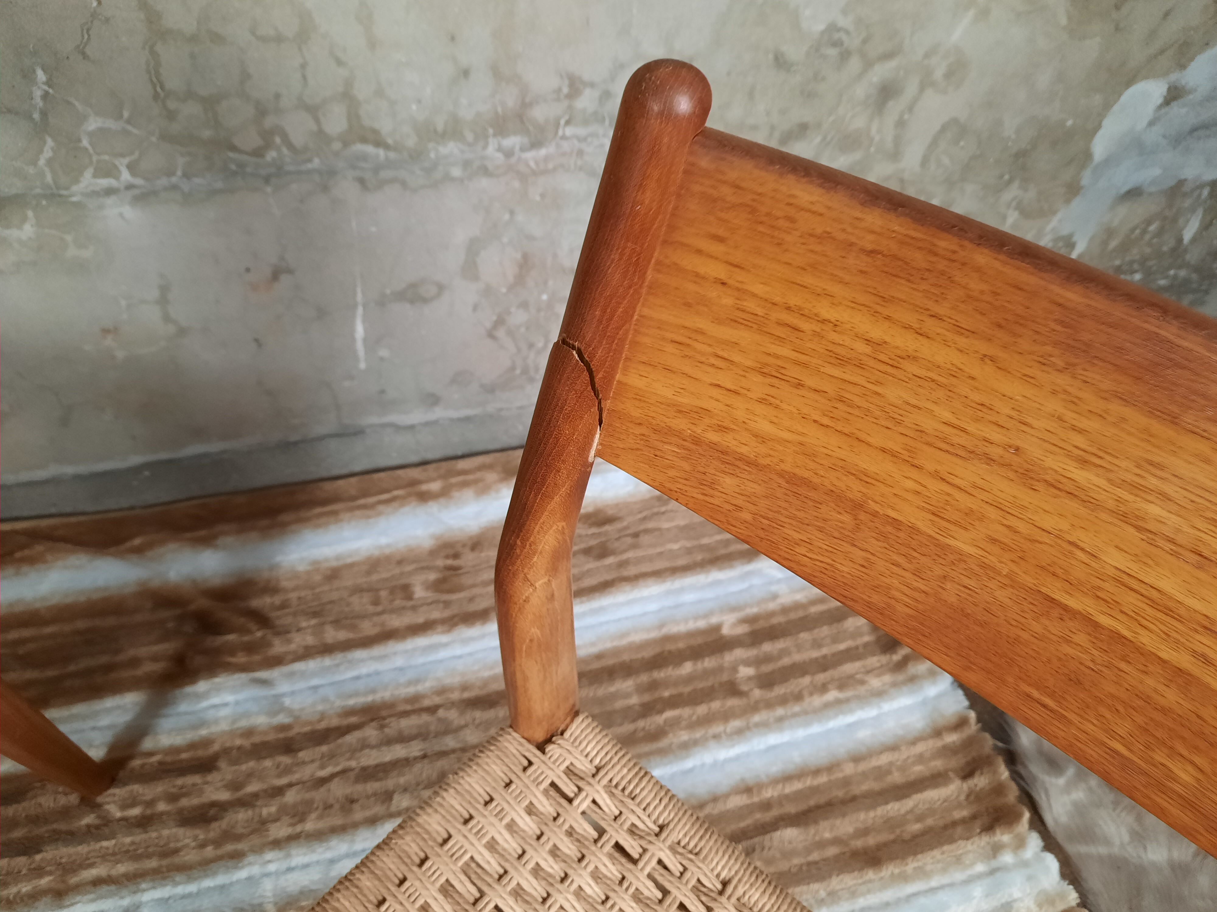 Oak dining chair