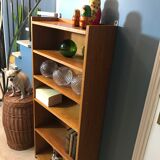 Small vintage library 1960 in honey oak