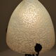 Art Nouveau shell lamp