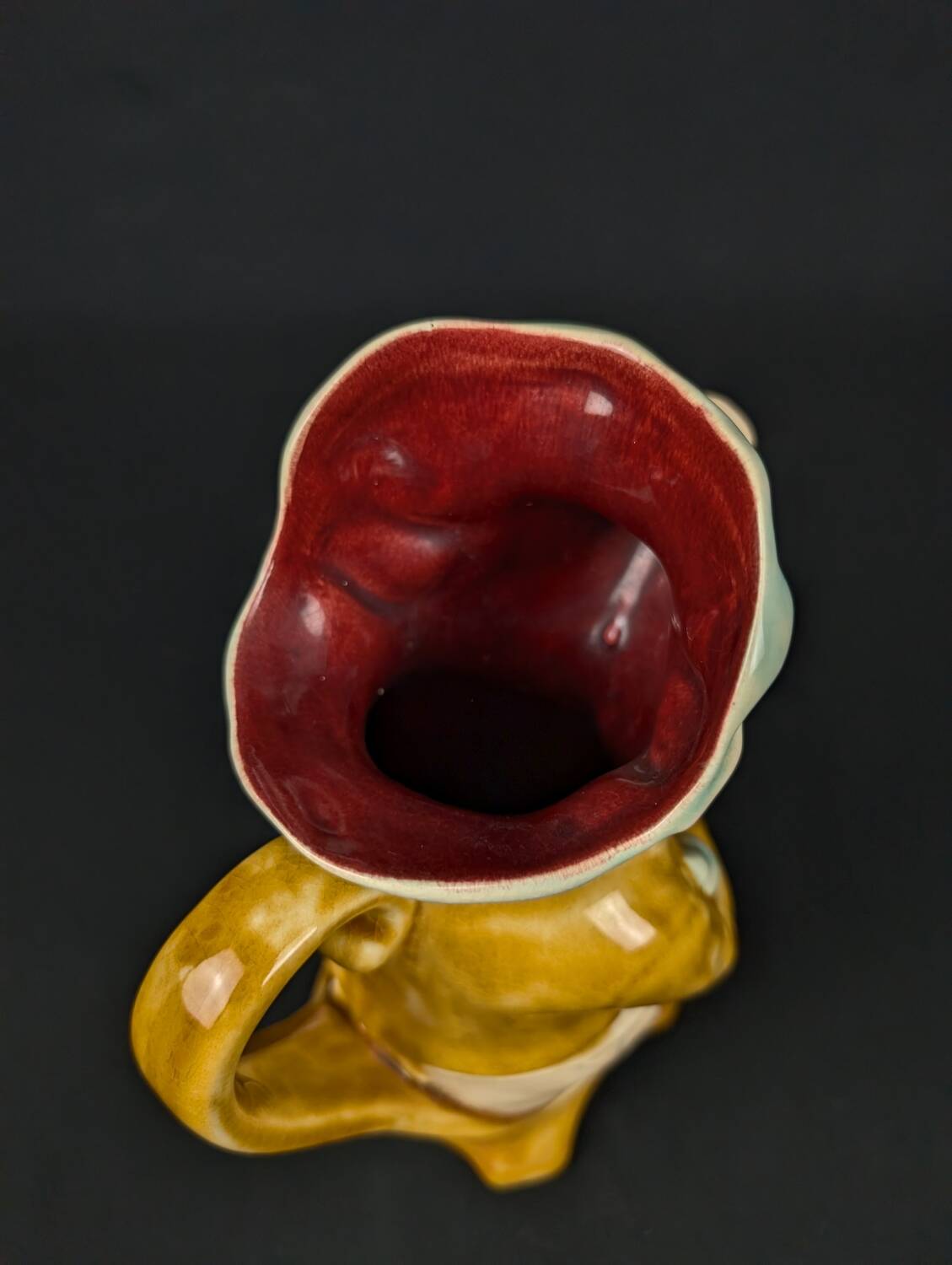 Zoomorphic pitcher pig hotelier waiter