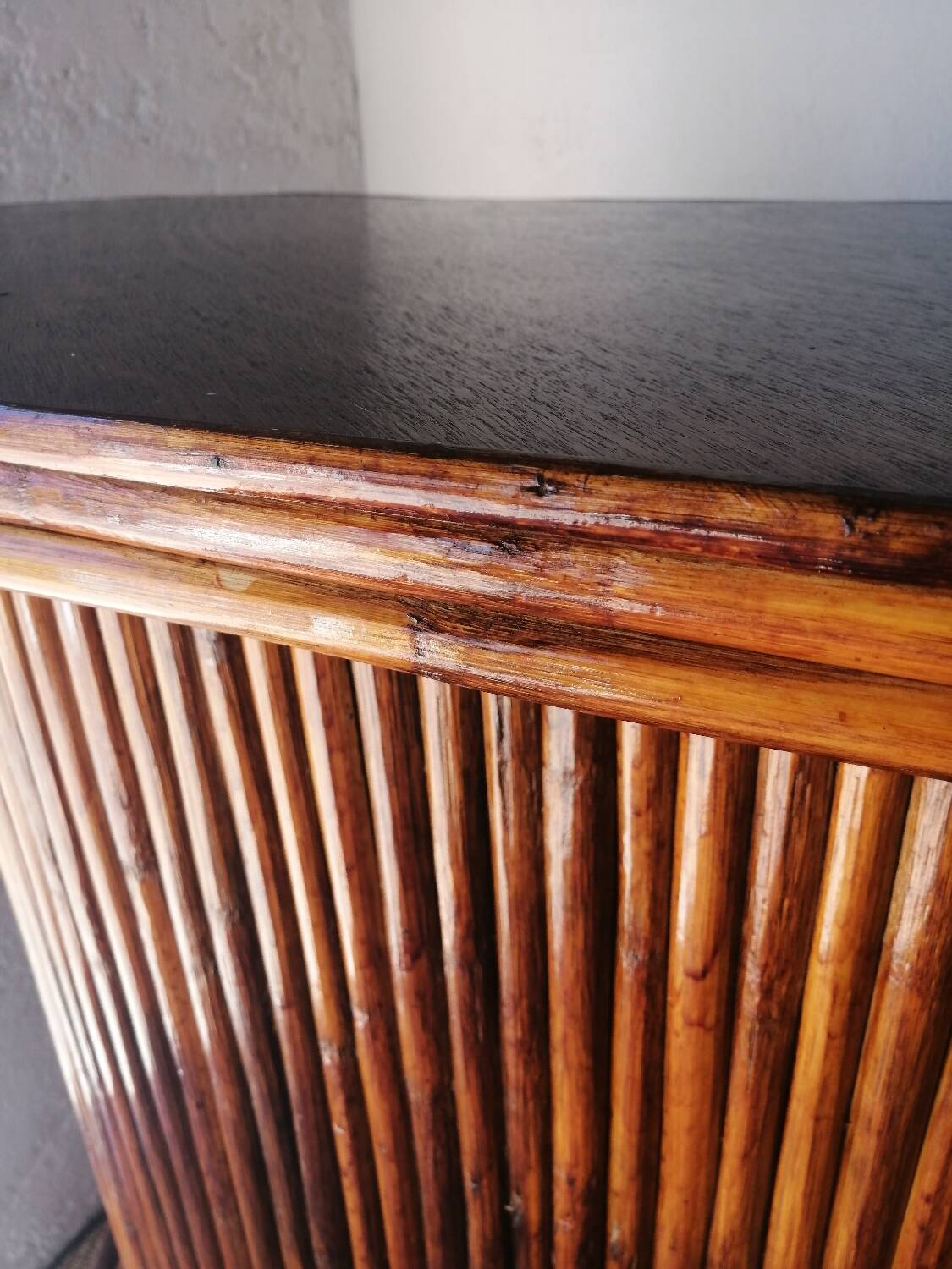 Bamboo and rattan tiki bar, 1940