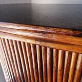 Bamboo and rattan tiki bar, 1940