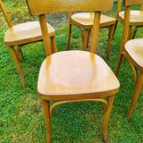 5 Baumann style bentwood bistro chairs