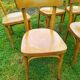 5 Baumann style bentwood bistro chairs