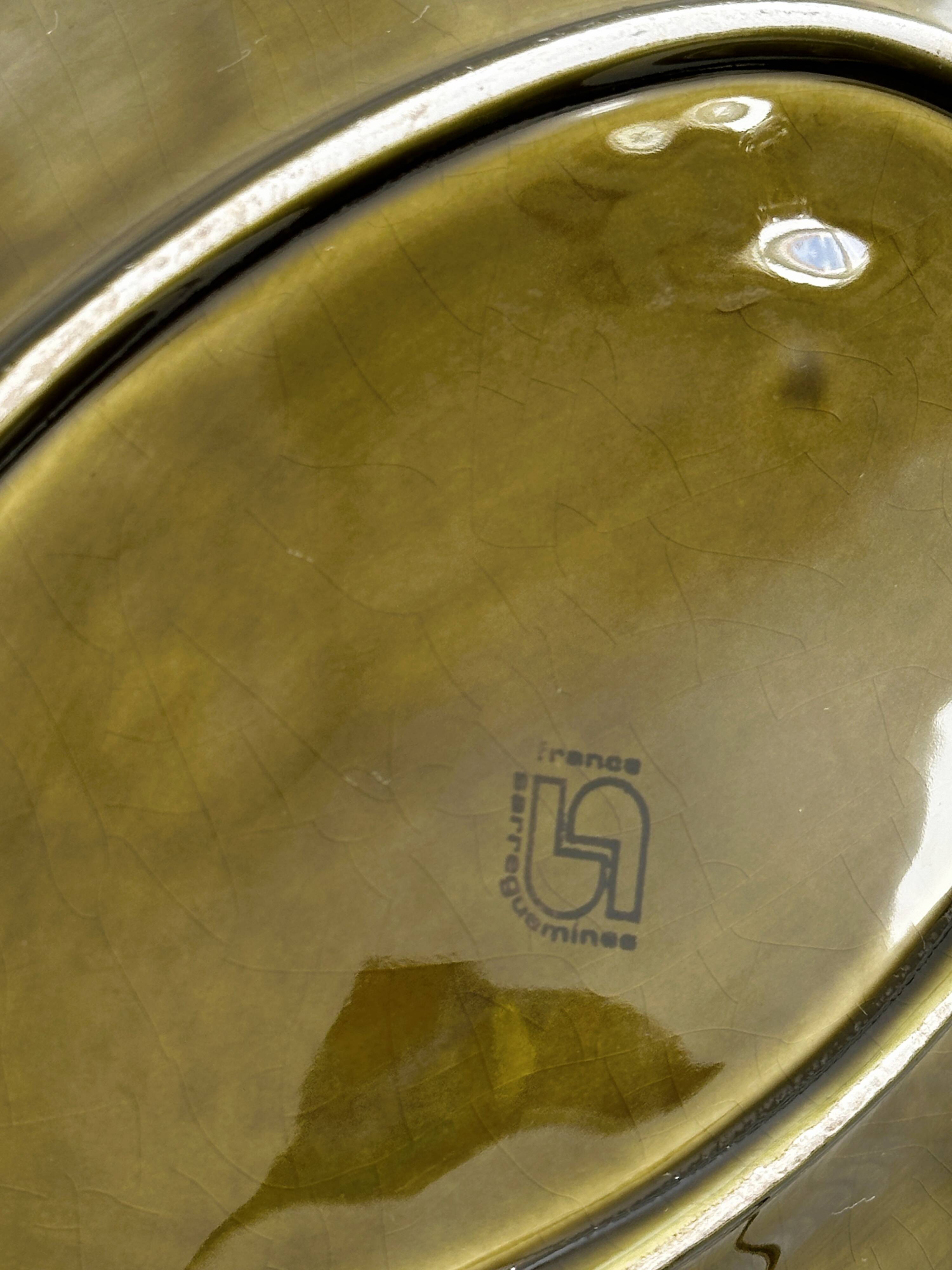Sarreguemines serving dish.