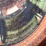 Studio pottery ashtray from mid-century German, 1960s.