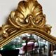 Classic gold shell mirror